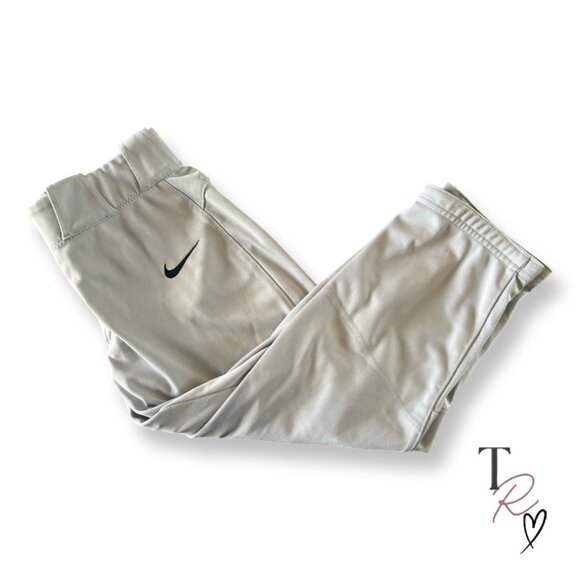 Nike Team Baseball Knickers Style Pants in Gray Size Boys Youth Small - Picture 1 of 12
